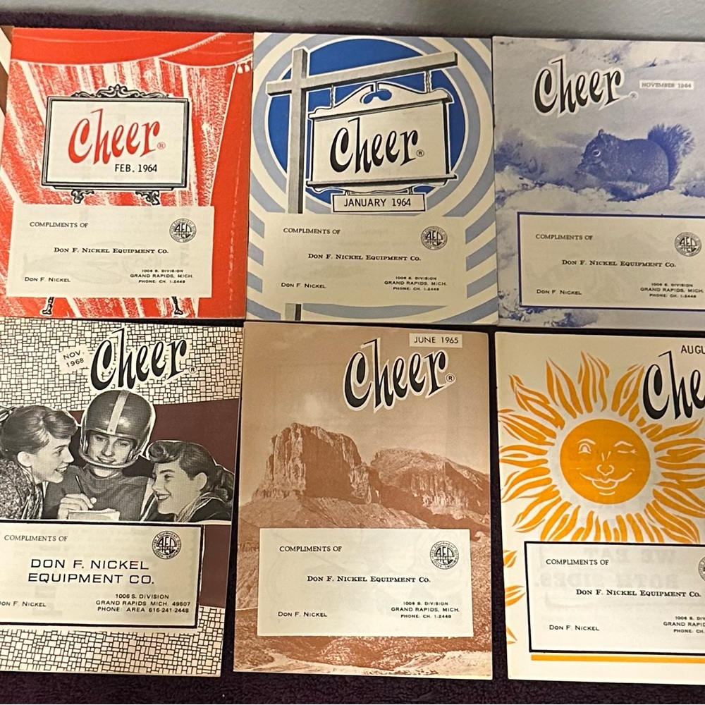 Lot of 10 cheer books 1 1970’s and 9 1960’s vintage rare HTF